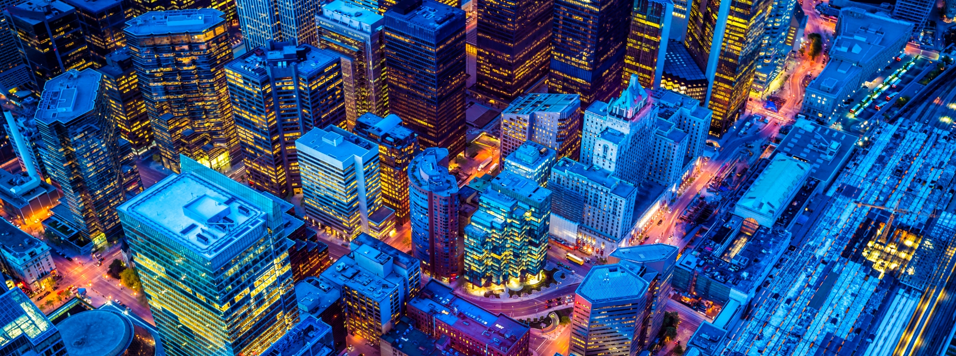 Blue City scape