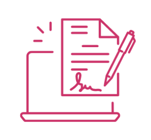 icon representing electronic signatures